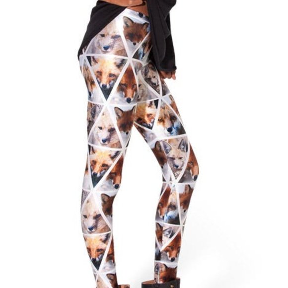 BlackMilk Foxy Fox Leggings - Picture 1 of 4
